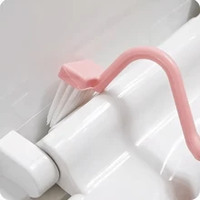 3pcs/Set Toilet Brush With Extended Handle, V-Shaped Plastic Corner Cleaning Brush, Suitable For Bathroom And Outdoor, No Battery Needed, Bendable, Blue, Green, Pink Colors