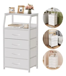 Drawer Storage Cabinet - 白色 - 查看 1