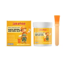 100g Peinture de sol antidérapante à base d'eau époxy, 4 couleurs, revêtement de sol et imperméable de longue durée
