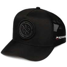 Country Texas Hat Wol Breathable Fit Rugged Rustic - Todo negro - Ver 4