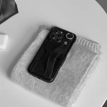 Retro Faux Leather Wristband Card Holder Case Compatible With Apple 16 Pro Max / 15 Pro Max / 14 Pro / 13 Pro / 13, Fashion & Minimalist Phone Case For Women