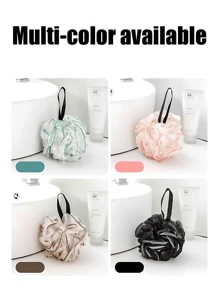 4PCS High-Grade Bath Ball, New Bath Flower, Soft And Durable Cute Girl Bath Ball, Bath Back Rubbing Bath Ball, Loofah Bath Ball, Soft Loofah Bath Ball, Loofah Bath Ball Towel With Drawstring, Body Bath Sponge, Loofah Bath Towel For All Skin Types