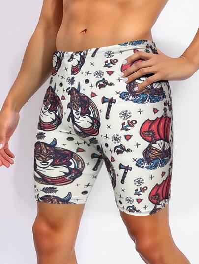 最新款男士休闲假日户外运动及膝泳裤，高品质高弹泳装