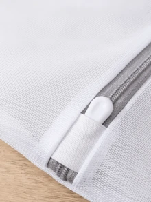 1PC Large Capacity Laundry Bag - Strong And Durable, Flexible And Full Of Fine Mesh Texture, Invisible Zipper Head Design That Won't Damage Clothes - Multicolor - View 6