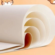 1pc Capybara A4 Size Art Sketchbook, Personalized Solid Color Unruled Notebook For Drawing And Painting, Suitable For Outdoor Painting And Party Favor (Random Style) - Multicolor - View 4