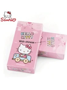 Sanrio 10PCS/50PCS Sanrio Official Licence Cute Y2k Printed Kitty Garbage Bag Portable Tank Top Design - Perfect For Desktop, Travel, And Outdoor Neat Car Garbage Bag