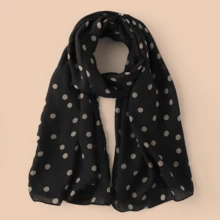 A Fashionable Leopard Print Soft Thin Women's Scarf Shawl Suitable For Daily Commuting Outerwear - Brown - View 8