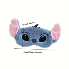 Disney Stitch Anime Plush Eye Mask, Cute Cartoon Ice Pack Sleep Mask, Strange Night Sleep Travel Accessories, Travel Essentials;