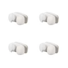 2pcs Sticky Rice Spoon Storage Rack Rice Cooker Wall Mounted Rice Spoon Placement Rack Kitchen Non Stick Rice Shovel Silicone Hook
