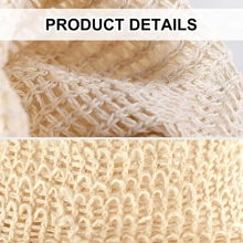 3/5pcs Natural Sisal Soap Saver Bags, Used For Lathering & Drying Soap, Exfoliating Bath, Shower, Hand Washing, Massage