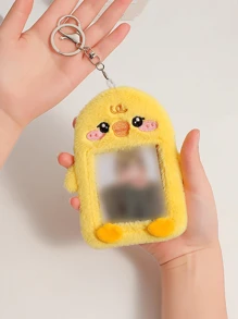 1 breloc drăguț cu rață, suport pentru card de identitate cu rață de pluș, husă de protecție pentru album foto instantaneu de 3 inci, rechizite școlare, înapoi la școală