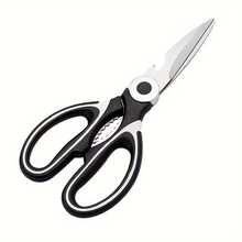 1 pieza Tijeras de cocina multifuncionales, tijeras para cortar pescado y carne de acero inoxidable - Multicolor - Ver 6