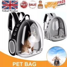 Astronaut Window Dog Cat Pet Travel Bag For Puppy Keep Carrier Breathable Transparent Backpack