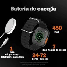 Novo relógio inteligente BML X9 ULTRA 2 2025, à prova d'água, esportivo, NFC, Bluetooth