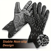 Goalkeeper Gloves With Strong Grip, Football Goalkeeper Gloves With Finger Protection, Durable And Injury Prevention Goalkeeper Gloves - Black - Black - View 6