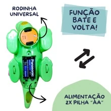 Brinquedo Infantil Bate e Volta Dino Luz e Som