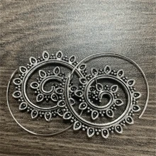 1 Paar Retro einzigartiger spiralförmiger Gang-Ohrringe, modischer personalisierter Partyschmu ck als Geschenk für Frauen