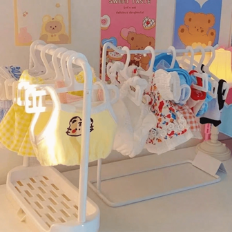 Doll Clothes Rack, 20cm Doll Clothes Hanger, Clothes Storage Rack For BJD Celebrity Dolls 15cm Dress Supporting Rod