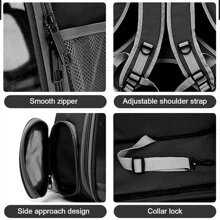 Astronaut Window Dog Cat Pet Travel Bag For Puppy Keep Carrier Breathable Transparent Backpack