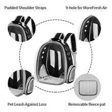 Astronaut Window Dog Cat Pet Travel Bag For Puppy Keep Carrier Breathable Transparent Backpack