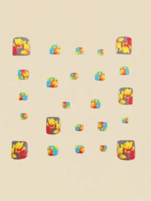 Square Manicure, Matte Pedicure, Fashionable Manicure For Spring/Summer, Colorful Striped Geometric Leopard Print, Tie Dye Floral Gradient Nails, Shiny Manicure, Green, Pink, Blue, Multi-Color Pedicure - Red - View 3