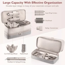 Waterproof Hair Dryer Carrying Case For Shark Flexstyle Hair Accessories - Beige - View 6