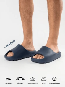 Men Flip Flops & Slides - marineblau - Übersicht 2