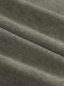 Local Boy Hunting Dog, Dogs Are Our Loyal Companions, Fashionable And Casual Popular Local Small Dog Hunting Pattern Printed 230g Washed Cotton T-Shirt, Men's Summer High-Quality Printed Cotton Retro Fashion Retro Brand Loose, Soft And Comfortable Casual Multi-Color T-Shirt, Suitable For Outdoor Wear In Summer, With A Certain Thickness, Daily Wear And Friend Gifts, Back To School Gifts - 軍綠色 - 查看 4