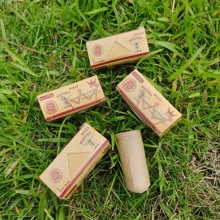 2/24 Volumes Of HORNET Cigarette Paper, 5-Meter/Volume Extra Large Roll Paper, Cigarette Paper With Adjustable Length, Brown Semi Transparent Cigarette Paper, Smoking Accessory Roll Paper