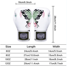 GINGPAI Professional Boxing Gloves For Women, Suitable For Kickboxing, MMA Training, Sparring, Punching Bag, Muay Thai, New Fighting Gear For Fitness Gym, Club, Home Workout - Multicolor - View 4