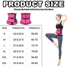 Women Waist Trainer Belt Waist Cincher Trimmer Sauna Slimming Belt Sports Girdle Belt Tummy Control Belt Body Shaper Belt Abdomen Workout Equipment Exercise Waist Belt Suitable For Workout Home Sports And Walk