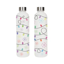 1pc 1000ml/33OZ Capacity Metal Cap Plastic Water Bottle, Fashion Design, Multiple Patterns Available, 3D Printing Technology Provides Stereoscopic Effect, Portable And Durable, Suitable For Outdoor Sports, Fitness, Parties, Travel, Holiday Gifts, Etc.