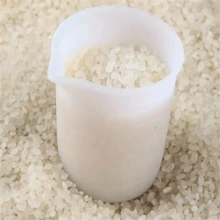 2/4/6 件硅胶量杯 - 多用途液体量杯，适用于烘焙、烹饪和 DIY - 厨房必需品、烹饪工具 - 白色 - 查看 12