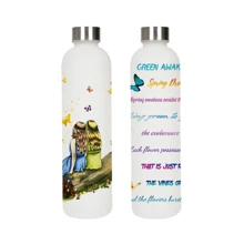 1pc 1000ml/33OZ Capacity Metal Cap Plastic Water Bottle, Fashion Design, Multiple Patterns Available, 3D Printing Technology Provides Stereoscopic Effect, Portable And Durable, Suitable For Outdoor Sports, Fitness, Parties, Travel, Holiday Gifts, Etc.