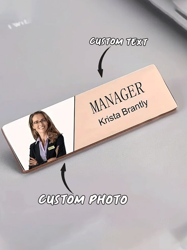 Customized Personalized Graduation Lapel Pin, 18K Gold Plated Stainless Steel, Elegant Custom Design With Name Plate And Cap, Suitable For Men And Women, Unique Graduation Gift