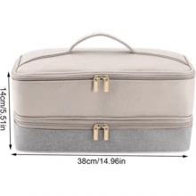 Waterproof Hair Dryer Carrying Case For Shark Flexstyle Hair Accessories - Beige - View 2