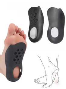 2 Peças de Palmilhas de Apoio de Arco, Amortecimento e Absorção de Impacto, Distribuição de Pressão Durante Esportes e Exercícios, Melhora Estabilidade e Equilíbrio, Para Uso Diário e Exercícios Mais Naturais, Suaves e Confortáveis