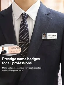 Customized Personalized Graduation Lapel Pin, 18K Gold Plated Stainless Steel, Elegant Custom Design With Name Plate And Cap, Suitable For Men And Women, Unique Graduation Gift