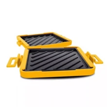 NetHong Sandwich Manufacturing Mold Microwave Toastie Maker Microwavable Sandwich Toasted Waffle Machine Snacks UK - Yellow - View 8