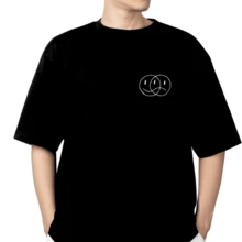 Playera 100% Algodón Peinado Con Temática Letra Muda Mente Junior H Camiseta Alta Calidad Ultra Suave Ideal Para Uso Diario, Eventos, Salidas, Regalos, Corridos Tumbados - Negro - Ver 2