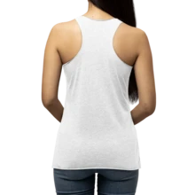 Playera de Tirantes con Diseño Impreso de Bushido Japón Camiseta Corte Tank - Blanco - Ver 2