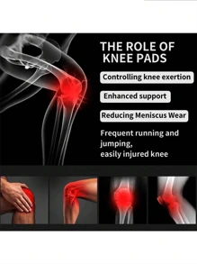 1 Stück unisex Sport Knie Kompressionsmanschette, geeignet für Outdoor-Aktivitäten, Fitness, Radfahren, Wandern, Gewichtheben, Fußball, Basketball, Fußball Fitnessstudio Zubehör Kniestütze