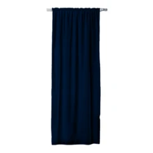 Room Separator Curtain 0.90 Width X 2.05 Height - 藏蓝色 - 查看 1