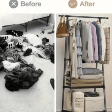 HOUSHELIF 1 Stück Stehgarderobe, multifunktionaler Kleider- und Schuhaufbewahrungsständer Dekorationen Dekor Festdekor Zimmerdekor Heimdekor Dekor Schlafzimmerdekor Dekor, Zimmerdekor, Dekorationen, Dekorationen, Dekor, Dekor, Dekor, Dekor, Aufbewahrung, Organizer, Frühling, minimalistisch, Sommer Oberteile