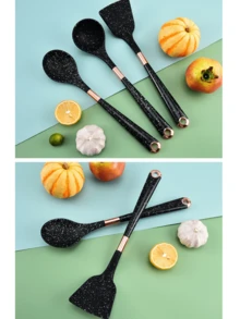 7-częściowy zestaw silikonowych naczyń kuchennych – przybory kuchenne, chochle kuchenne, szpatułki z powłoką nieprzywierającą i obrotowym stojakiem do przechowywania – przybory kuchenne, zajęcia w domu, Dzień Matki