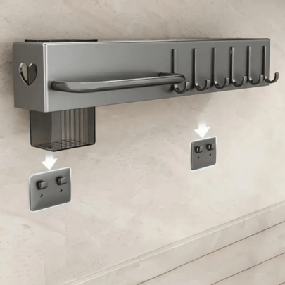 Suporte Para Armazenamento De Facas Ganchos Talheres Utensílios De Cozinha De Ferro