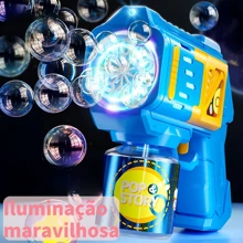 Bolhas de sabão colorido Brinquedos de bolhas de armas - presente de feriado presente de aniversário