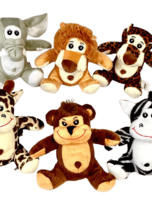 Bichos de Pelúcia Safari Baby Decorativo Brinquedo Infantil Decoração Para Quarto e Nicho Animais Selva