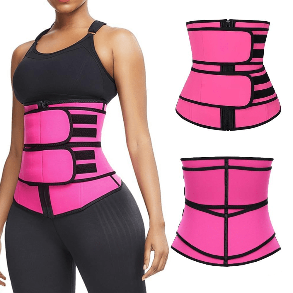 Women Waist Trainer Belt Waist Cincher Trimmer Sauna Slimming Belt Sports Girdle Belt Tummy Control Belt Body Shaper Belt Abdomen Workout Equipment Exercise Waist Belt Suitable For Workout Home Sports And Walk