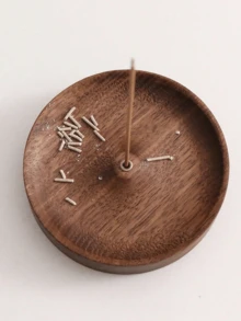 1/2/45 chiếc lư hương gỗ óc chó/gỗ mun, giá đỡ que hương, lư hương/giá đỡ/chân đế bằng gỗ, que hương thủ công, que hương/hương trầm/que hương cổ điển sáng tạo, thích hợp cho việc tạo hương thơm trong nhà và thiền định. - màu nâu - Xem 5